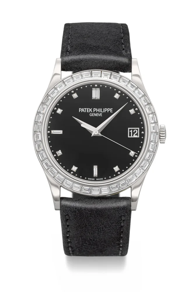 Patek Philippe Calatrava Platinum Baguette Diamonds 5298P-012